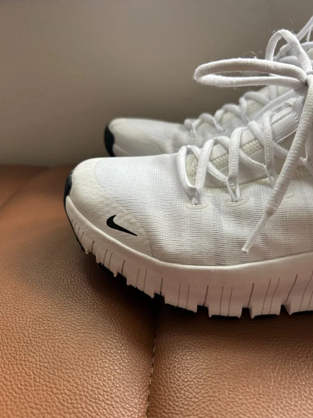 Nike Free Metcon 6 Lifting Training Shoes White Black Men 8 Women 9.5 - Picture 3 of 8